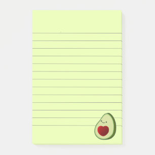 Avocado Lover Cute Cartoon Post-it Notes