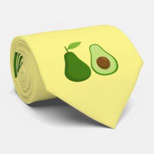 Avocado Lover Design Thunder_Cove Tie