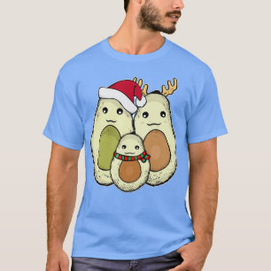 Avocado Lover Fun Old Fashioned Family Christmas T-Shirt