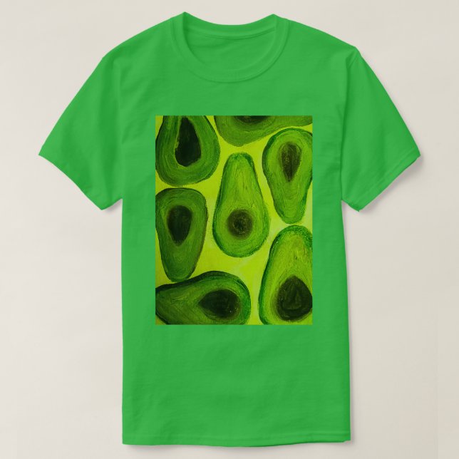 Avocado lover green yellow T-Shirt (Design Front)