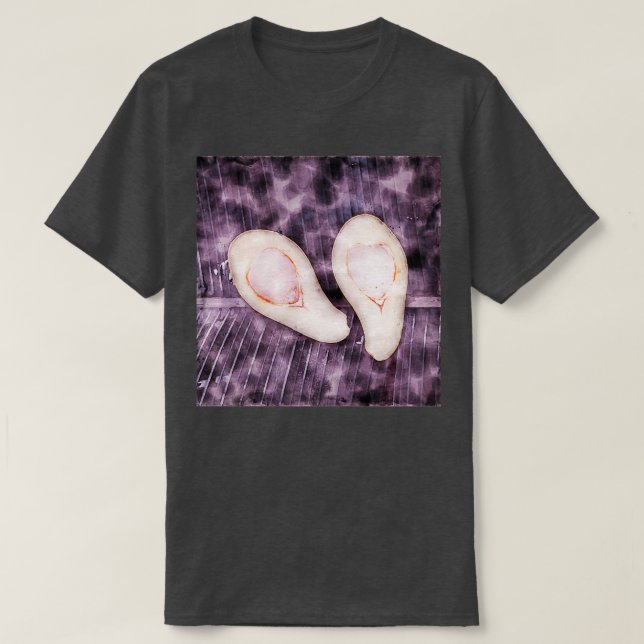 Avocado Lover watercolor T-Shirt (Design Front)
