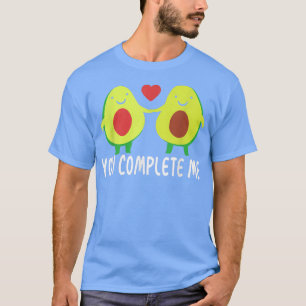 Avocado Lovers Couples Valentines Day Funny Fruits T-Shirt