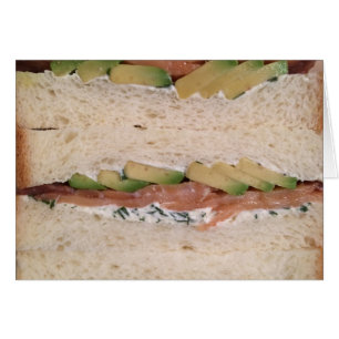 Avocado & Lox sandwich
