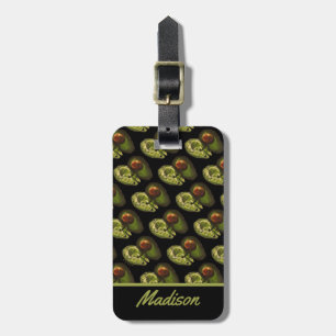 Avocado Luggage Tag - Optional Personalisation