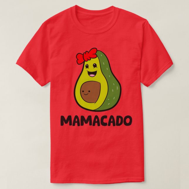 Avocado Mama Avocado Mum Avocado Mamacado T-Shirt (Design Front)