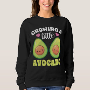 Avocado Mom Vegetarian Baby Announcement Mothers D Sweatshirt