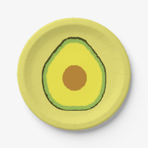 Avocado Paper Plate