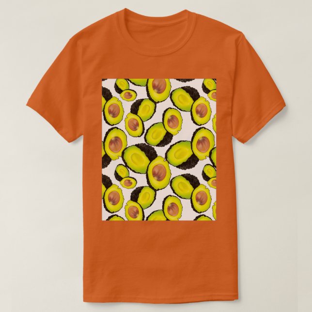 Avocado Pattern Always Ripe Graphic 1 T-Shirt (Design Front)