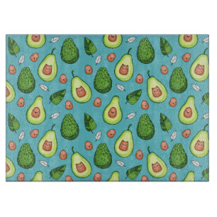 Avocado Pattern Cutting Board