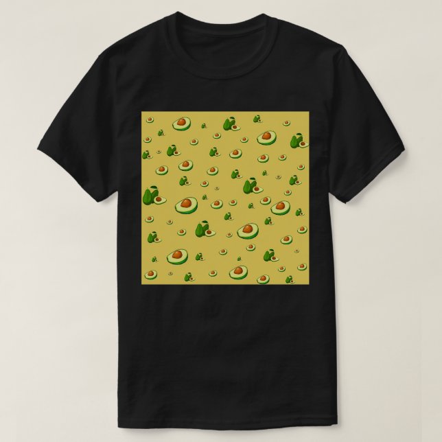 Avocado Pattern Design Classic TShirt (Design Front)