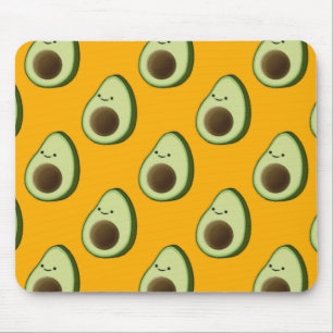 Avocado Pattern Mouse Pad