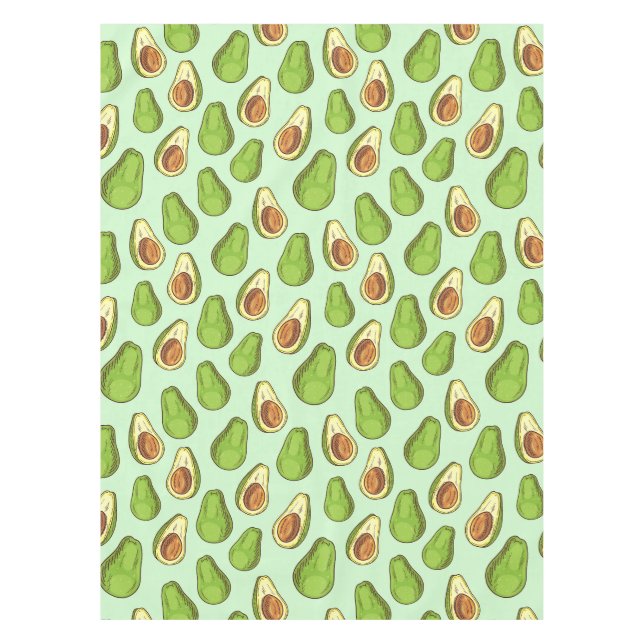 Avocado Pattern Tablecloth (Front)