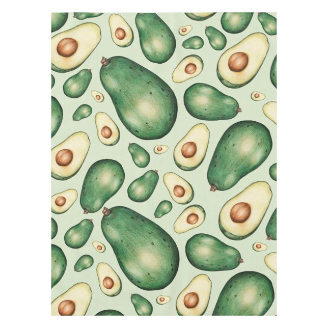 Avocado Pattern Tablecloth (Front)