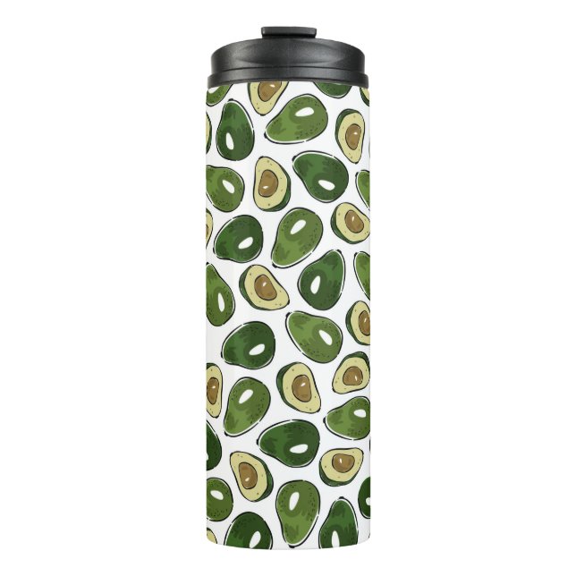 Avocado pattern thermal tumbler (Front)