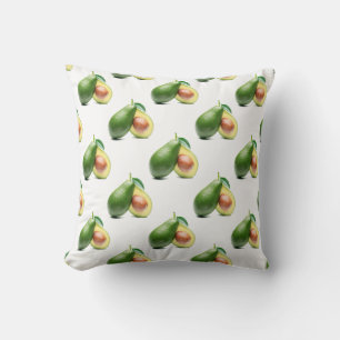 Avocado Pattern Throw Pillow