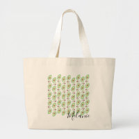 Avocado Pits Slices Fruit Hand Drawn Pattern