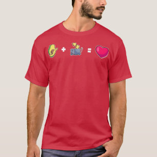 Avocado Plus Toast Equals Love Food Lovers Foodie  T-Shirt