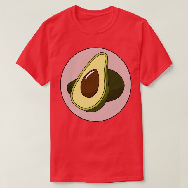 Avocado Plush Avocado Lovers Addiction Cute Avocad T-Shirt (Design Front)