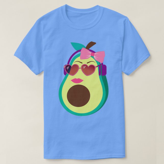 Avocado Plush Funny Fruit 1 T-Shirt (Design Front)