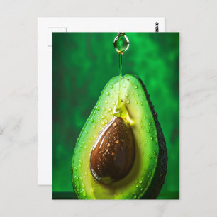 Avocado, Postcrossing Postcard