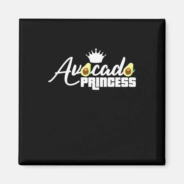 Avocado Princess Magnet (Front)