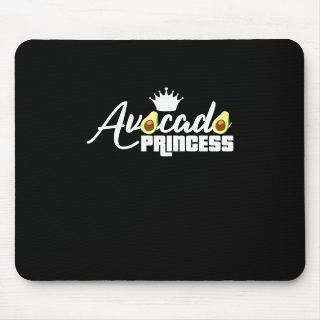 Avocado Princess Mouse Pad (Front)