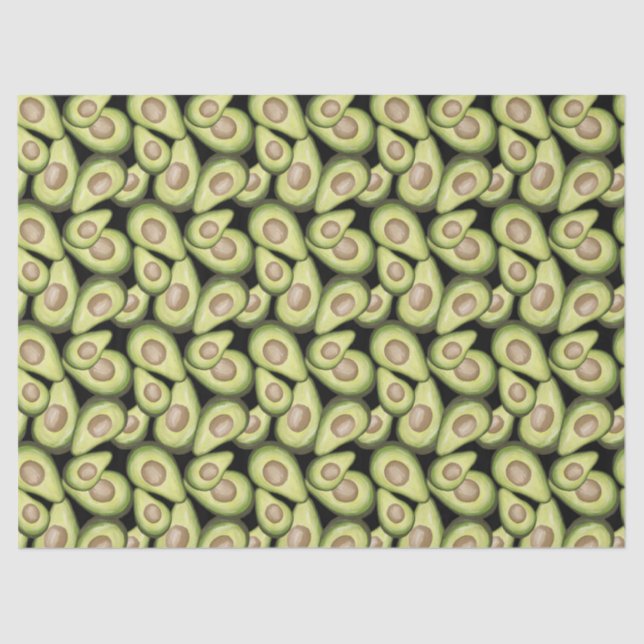 "Avocado" Print Tissue Paper (Front)