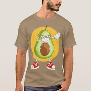 Avocado Punk Dabbing Cool With Sunglasses Fruit Lo T-Shirt