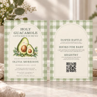 Avocado QR Code Baby Shower