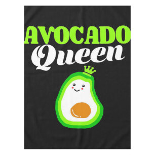 Avocado queen   family gift tablecloth