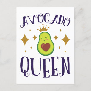 Avocado Queen Postcard