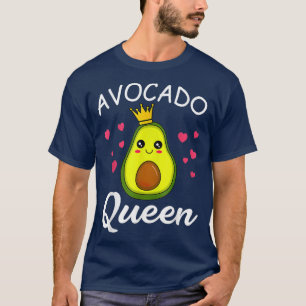 Avocado Queen Vegan Veggie Vegetarian Life Avocado T-Shirt