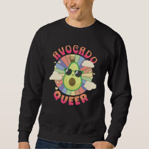Avocado Queer Gay and Lesbian  Fruits LGBT Pride Sweatshirt