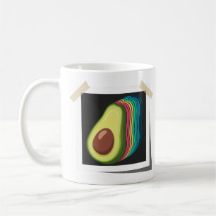 Avocado Retro Photo Colour Scheme Fruit Vintage Coffee Mug