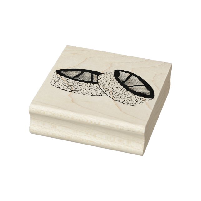 Avocado Roll Japanese Food Rice Sushi Restaurant Rubber Stamp (Stamp)