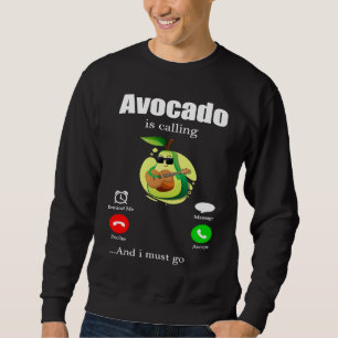 Avocado  Salad Lifestyle Fitness Vegan Sweatshirt