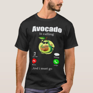 Avocado  Salad Lifestyle Fitness Vegan T-Shirt