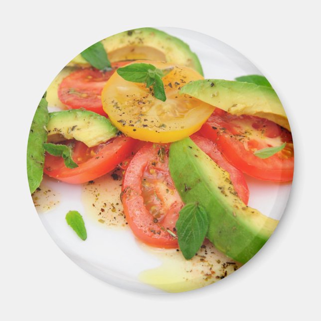 Avocado Salad Magnet (Front)