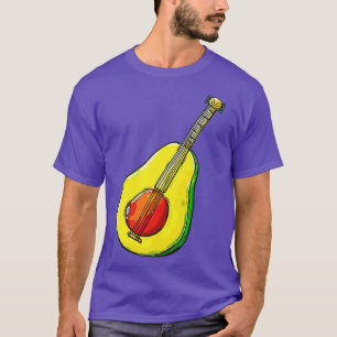 Avocado Shirt Guitar Shirt Food Avocado Guitar Shi