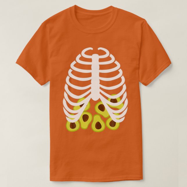 Avocado Skeleton T-Shirt (Design Front)