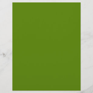 Avocado (solid colour) custom letterhead