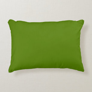 Avocado (solid colour) decorative cushion