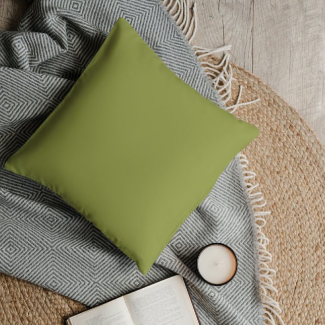 Avocado   solid  green   cushion (Creator Uploaded)