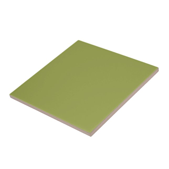 Avocado   solid  green tile (Side)