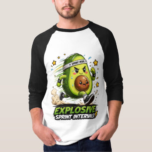 Avocado Sprint Mode Cardio Runner Fitness Tee