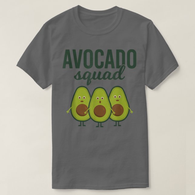 Avocado squad Funny Team  T-Shirt (Design Front)