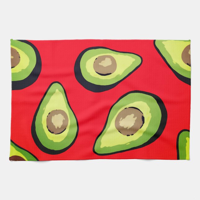 Avocado Tea Towel (Horizontal)