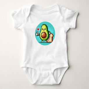 Avocado Thumbs Up! Baby Bodysuit