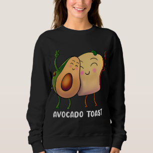 Avocado Toast - Fruit Alligator Pear Bread Vegan V Sweatshirt