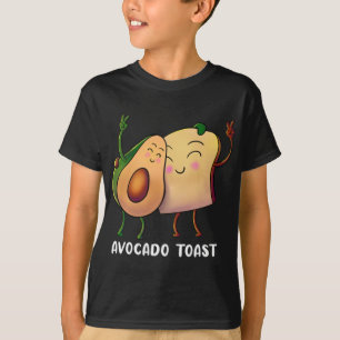 Avocado Toast - Fruit Alligator Pear Bread Vegan V T-Shirt